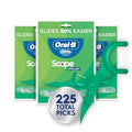 Palillos de Hilo Dental Oral-B Glide con Sabor a Scope de Larga Duración, Paquete de 3 con 75 Palillos (Total 225) - imagen 1