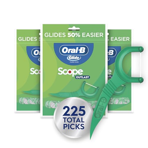 Palillos de Hilo Dental Oral-B Glide con Sabor a Scope de Larga Duración, Paquete de 3 con 75 Palillos (Total 225) - imagen 3