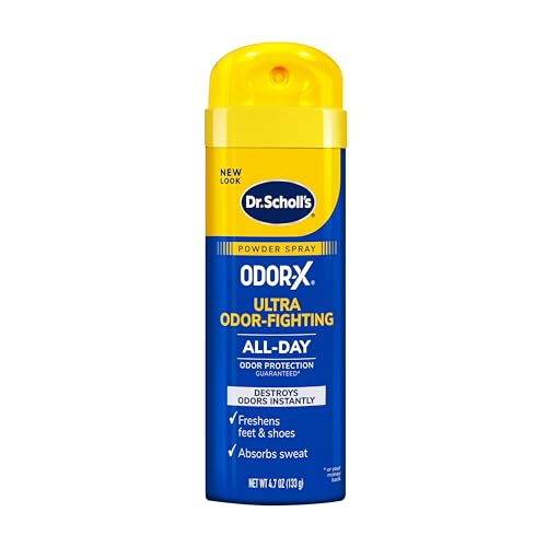 Spray en Polvo Odor-X de Dr. Scholl’s - Protección contra Olores y Absorción de Sudor Todo el Día - El Empaque Puede Variar - imagen 4