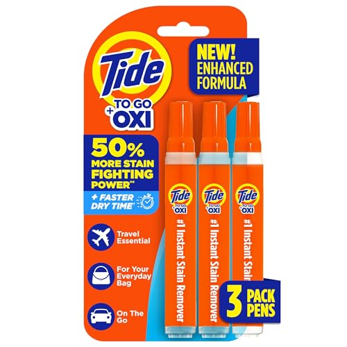 Bolígrafo Quitamanchas Tide To Go, Eliminador Instantáneo de Manchas, Portátil y Amigable para Viajes, 3 Piezas (Paquete de 1) - imagen 4