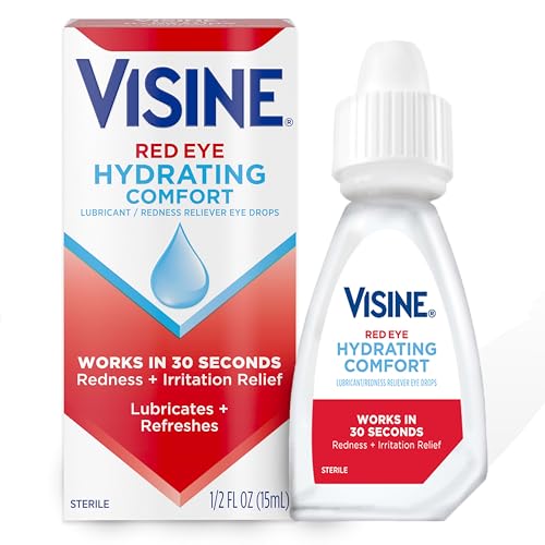 Visine Gotas para los Ojos Rojos, Alivio de Irritación y Humectación, 0.5 fl. oz, Tetrahidrozolina HCl - imagen 3