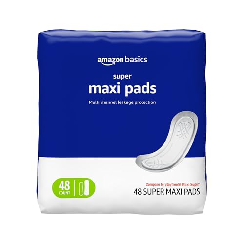 Toallas Sanitarias Basics Maxi para el Período - Gruesas, Súper Absorbentes, Sin Fragancia, 48 Piezas, 1 Paquete - imagen 2