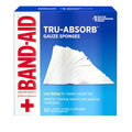 Esponjas de Gasa Estériles BAND-AID Tru-Absorb para Limpieza y Protección de Heridas Menores, Cortes y Quemaduras, 4 x 4 Pulgadas, Envase Individual - imagen 1