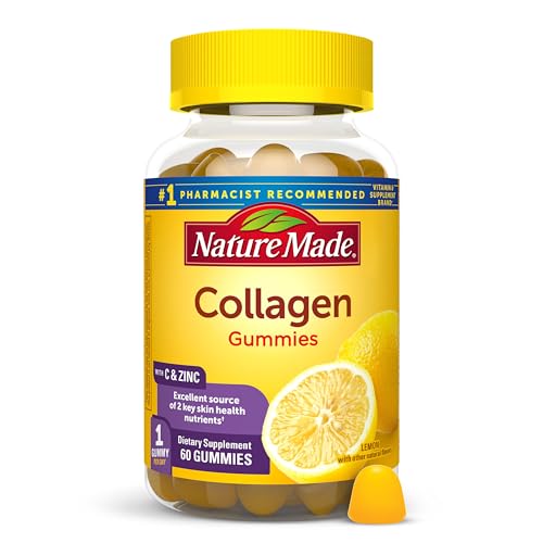 Gomitas de Colágeno Nature Made con Vitamina C, Zinc y Biotina, Suplemento para Piel Saludable, 60 Gomitas, Suministro para 60 Días - imagen 5