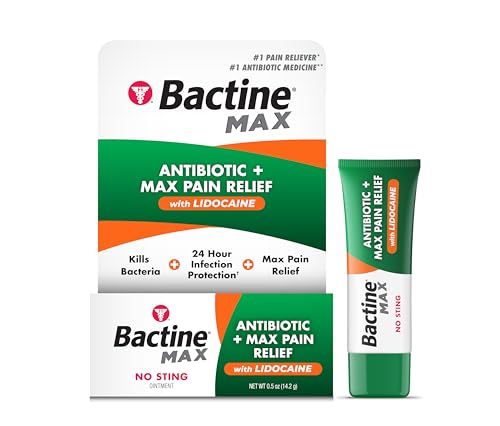 Ungüento Bactine MAX Antibiótico + Alivio del Dolor - Ungüento Antibiótico con Lidocaína - Alivio para Cortes, Raspones y Quemaduras - Crema - imagen 2