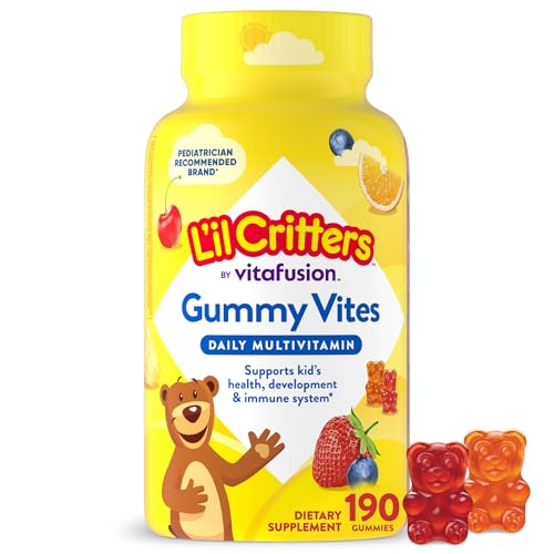 L'il Critters Gummy Vites Multivitaminas Gummy Diarias para Niños de 2 Años en Adelante, Surtido de Sabores, 190 Gomas, Suministro de 95-190 Días - imagen 2