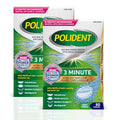 Tabletas Limpiadoras Antibacterianas para Prótesis Dentales Polident, 90 Contenidos (Paquete de 2) - imagen 1