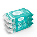 Toallitas Húmedas Desechables Nice 'N Clean para Adultos (3 x 60 Piezas) | Toallitas de Limpieza Personal con Fibras de Origen Vegetal | Con Aloe y - imagen 1