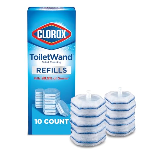 Recargas de Limpiador de Inodoro Clorox ToiletWand, Cepillo para Inodoro, Original, Paquete de 10 - imagen 3
