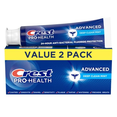 Pasta de Dientes Crest Pro-Health Advanced Limpieza Profunda de Menta, 2 Unidades (Paquete de 1) - imagen 3