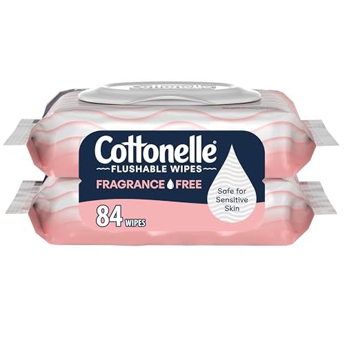 Toallitas Húmedas Cottonelle Sin Fragancia, Paquete de 2, 42 Toallitas por Paquete, Para Adultos, Desechables y Flushables - imagen 5