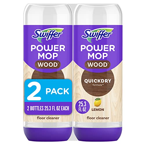 Recarga de Solución Swiffer Power Mop para Madera, Limpiador Rápido para Pisos de Madera, Multiusos, Aroma a Limón, 50.6 oz - imagen 2