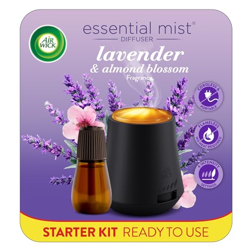 Kit de Inicio Air Wick Essential Mist, Difusor + 1 Recarga, Lavanda y Flor de Almendro, Ambientador con Aceites Esenciales - imagen 6