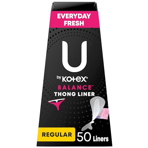 U by Kotex Balance Protectores Diarios para Tangas, Envuelto, Absorción Ligera, Largo Regular, Paquete de 50 (El empaque puede variar) - imagen 6