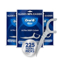 Hilo Dental Oral-B Glide Ultra Deep Clean, Sabor Menta Fresca, 75 Palillos, Paquete de 3, Elimina Comida y Placa - imagen 1