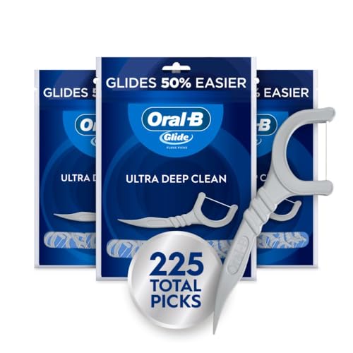 Hilo Dental Oral-B Glide Ultra Deep Clean, Sabor Menta Fresca, 75 Palillos, Paquete de 3, Elimina Comida y Placa - imagen 2
