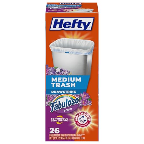 Bolsas de Basura Medianas Hefty, Aroma Fabuloso, 8 Galones, Paquete de 26 - imagen 3