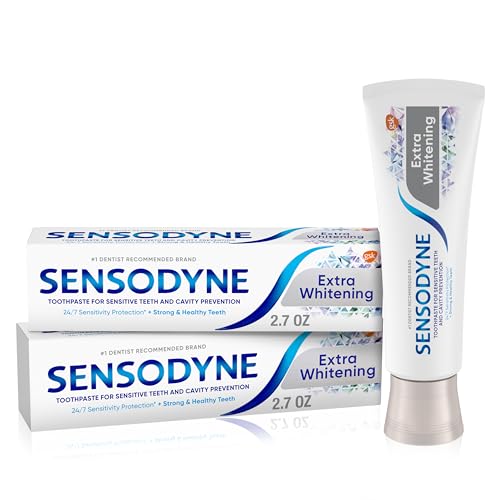Pasta Dental Sensodyne Extra Blanqueadora para Dientes Sensibles, Prevención de Caries y Blanqueamiento - 76 g (Paquete de 2) - imagen 4