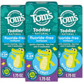 Pasta de Dientes para Niños sin Flúor Tom's of Maine, Sabor Frutal Suave, 1.75 oz. Paquete de 3 (El empaque puede variar) - imagen 1
