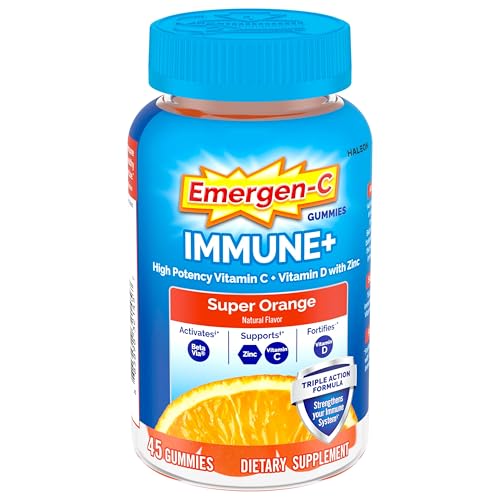 Gomitas Emergen-C Immune+ Triple Acción para el Sistema Inmunológico, BetaVia (R), 1000mg Vitamina C, Vitaminas B, Vitamina D y Antioxidantes, Sabor - imagen 2