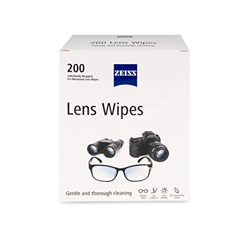 Toallitas Limpiadoras de Lentes ZEISS Prehumedecidas, Paquete de 200 Unidades - imagen 1