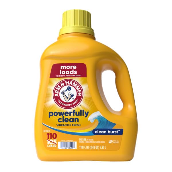Detergente Líquido para Ropa ARM & HAMMER Clean Burst, 110 Cargas, 110 fl oz - imagen 6