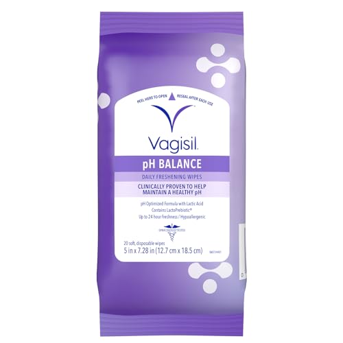 Toallitas Vagisil pH Balance para Higiene Femenina, 20 Toallitas en Paquete Refil, Probadas por Ginecólogos y Hipoalergénicas - imagen 3