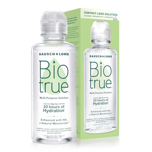 Solución para Lentes Biotrue, Multiusos para Lentes Blandos, Limpia, Desinfecta, Elimina Proteínas, Hidratante, 4 Fl Oz (Paquete de 1) - imagen 5