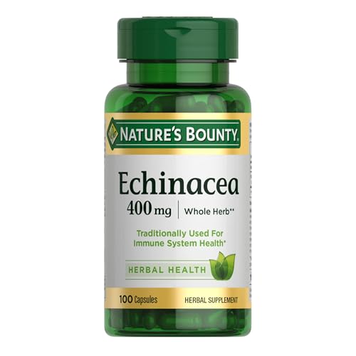 Echinacea de Nature's Bounty, Suplemento Herbal, Apoya la Salud Inmunológica, 400mg, 100 Cápsulas - imagen 2