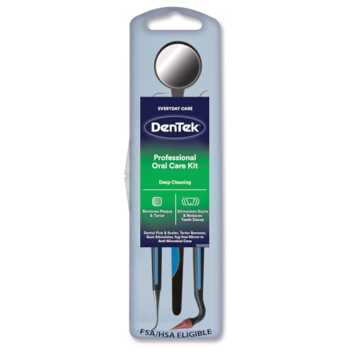Kit Profesional de Cuidado Oral DenTek, Set Completo de Herramientas Dentales con Espejo, Punzón, Escalador y Estimulador - imagen 3