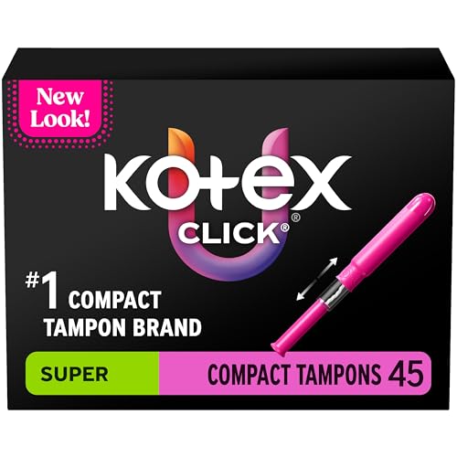 U by Kotex Tampones Compactos Click, Super Absorbentes, Sin Fragancia, Paquete de 45 unidades - imagen 4
