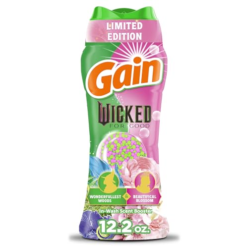Gain Aditivo de Fragancia para Lavado Wicked: For Good Edición Limitada, Bosques Maravillosos y Flores Bellas, 12.2 oz, Extensor Fresco + Protección - imagen 3