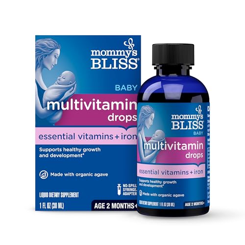 Multivitamínico + Hierro para Bebés Mommy's Bliss, Vitaminas Esenciales para Inmunidad y Crecimiento Saludable, 30 ml, A partir de 2 Meses - imagen 6