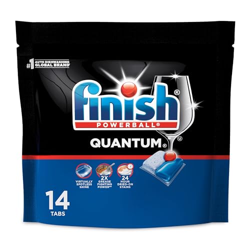 Pods para Lavavajillas Finish Quantum, Detergente para Lavavajillas, Aroma Fresco, 14 Piezas - imagen 5