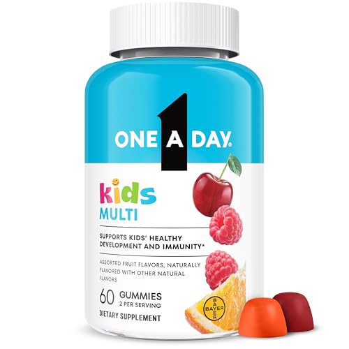 Gomitas Multivitamínicas One A Day para Niños, Vitaminas con C, D, E y Zinc para Apoyo Inmunológico, Surtido de Sabores Frutales, 60 piezas - imagen 2