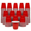 GoBig 200 Piezas Vasos de Plástico de 2 oz - Mini Vasos de Fiesta de 2 oz, Rojos - imagen 1