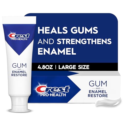 Pasta Dental Crest Pro-Health Gum & Enamel Restore 4.8 oz - Anticaries, Antibacteriana, Fluoruro, Protección de Encías y Esmalte - imagen 2