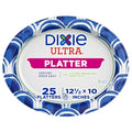 Platos Desechables Dixie Ultra, 10 x 12.5, Paquete de 25 – Diseño Resistente y Duradero - imagen 1