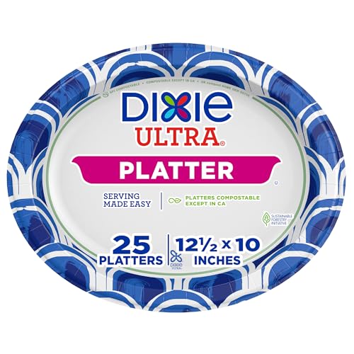 Platos Desechables Dixie Ultra, 10 x 12.5, Paquete de 25 – Diseño Resistente y Duradero - imagen 4