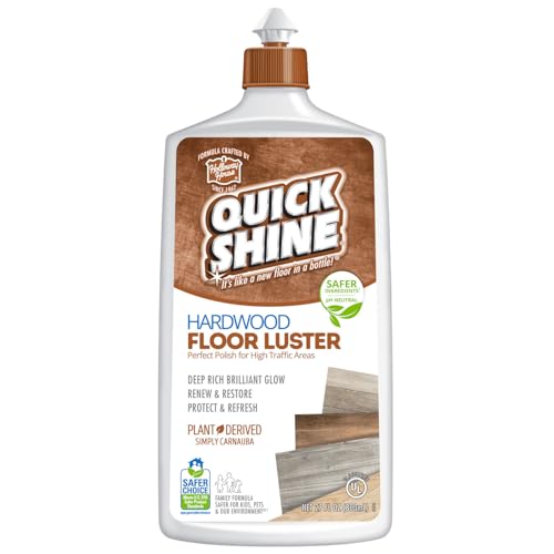 Brillo Rápido para Pisos de Madera 27oz | Pulidor a Base de Plantas con Carnauba | Opción Segura, Sin PFAS, pH Neutro | Fórmula Lista para Usar con - imagen 2