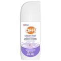OFF! Repelente de Insectos Clean Feel con 20% Picaridina, Spray Antimosquitos y Garrapatas, Protección Duradera Sin DEET, 4 oz - imagen 1