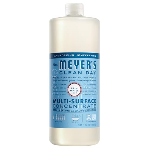 Concentrado Multi-Superficies Everyday de Mrs. MEYER'S CLEAN DAY, Aroma Agua de Lluvia, Botella de 32 Fl Oz - imagen 4