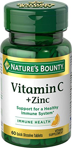 Suplemento de Vitamina C + Zinc de Nature's Bounty, 60 mg, 60 Tabletas, Apoya la Salud Inmunológica - imagen 6