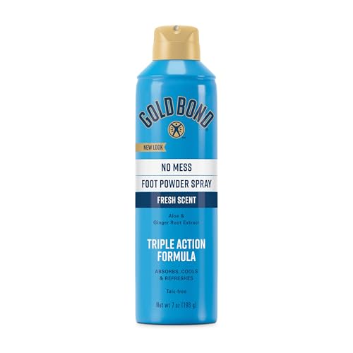 Spray en Polvo para Pies Gold Bond Sin Talco, 7 oz, Aroma Fresco, Fórmula de Triple Acción - imagen 3