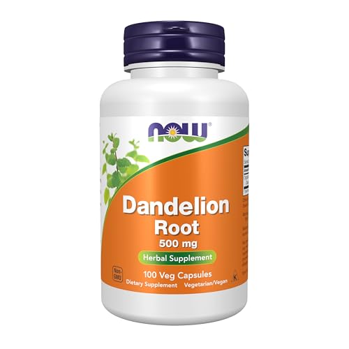 Suplementos NOW Foods, Raíz de Diente de León (Taraxacum officinale) 500 mg, Suplemento Herbal, 100 Cápsulas Veganas - imagen 3