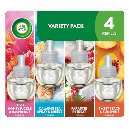 Recarga de Aceite Aromatizante AIR WICK® Plug In - Paquete Mixto de 4 Recargas con Aceites Esenciales, Primavera LHR+CSP+PR+SP - imagen 3