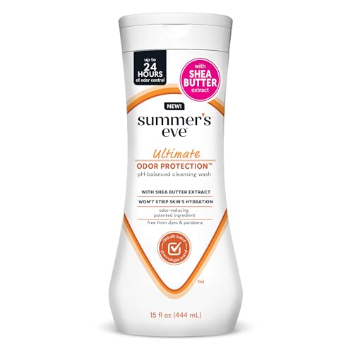 Jabón Íntimo Summer’s Eve Ultimate Protección contra Olores con Manteca de Karité - Control de Olores Vaginales hasta 24 Horas, Fórmula Balanceada, - imagen 6