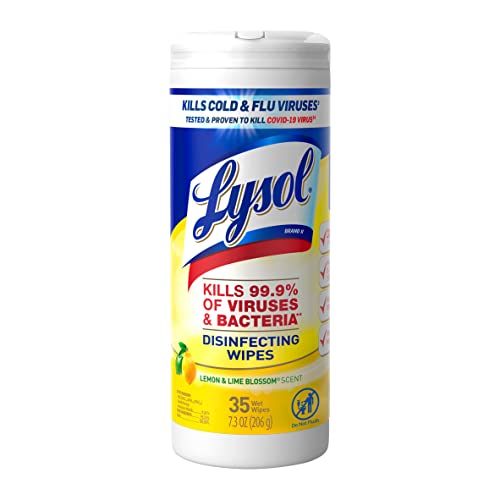Toallitas Desinfectantes Lysol, para Desinfectar, Desodorizar y Limpiar, Aroma Limón y Flor de Lima, 35 piezas - imagen 4