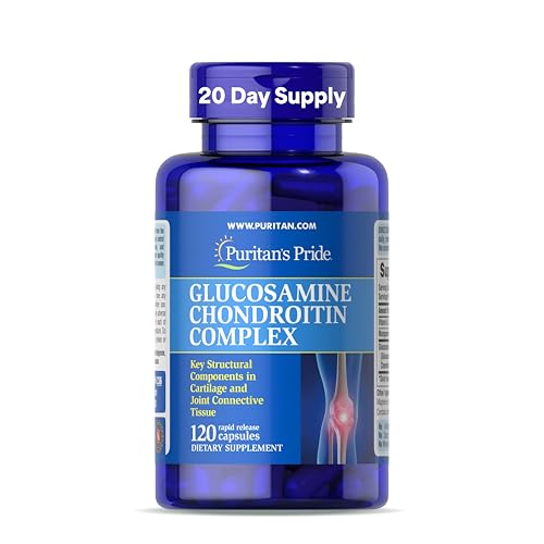 Complejo de Glucosamina y Condroitina de Puritan's Pride para Hombres y Mujeres, Suplemento Dietético para la Salud Articular, 120 Cápsulas de - imagen 2