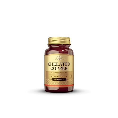 Solgar Cobre Quelado, 100 Tabletas - Esencial para la Formación de Colágeno - Alta Biodisponibilidad - Apoya el Tejido Conectivo - No OGM, Vegano, - imagen 4